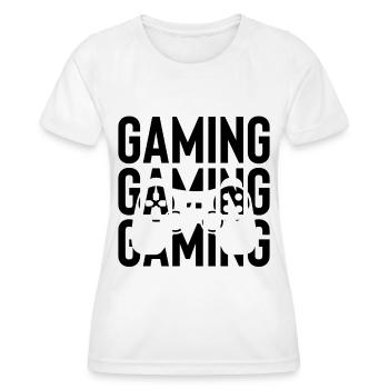 JEUX - - T-shirt sport Femme - blanc - Devant - AI Model Female 172 dark (172cm)