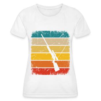 Vintage Course and Hunting - - Women's Functional T-Shirt - white - Front - AI Model Female 172 dark (172cm)