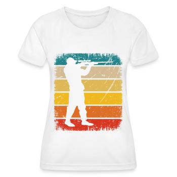 Vintage-Platz und Jagd 1 - - Frauen Funktions-T-Shirt - Weiß - Vorne - AI Model Female 172 dark (172cm)