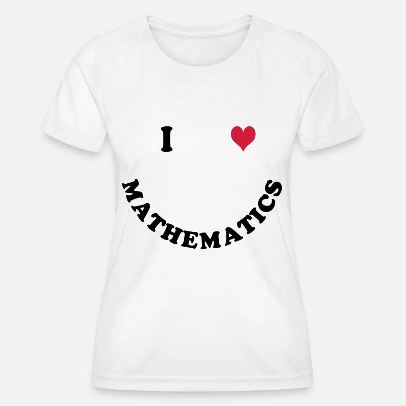 mathematics - Women's Functional T-Shirt - white