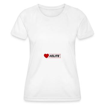 Elite Heart - Women's Functional T-Shirt - white - Front - AI Model Female 172 dark (172cm)