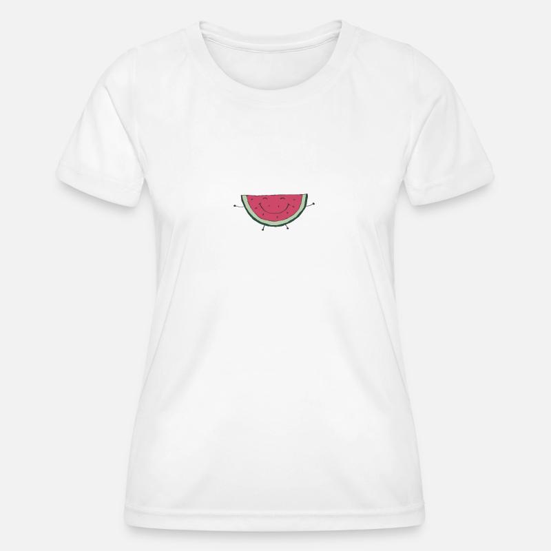 watermelon - Women's Functional T-Shirt - white