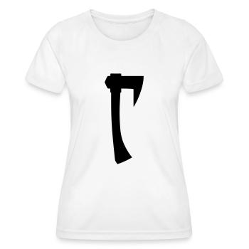 axe - Women's Functional T-Shirt - white - Front - AI Model Female 172 dark (172cm)