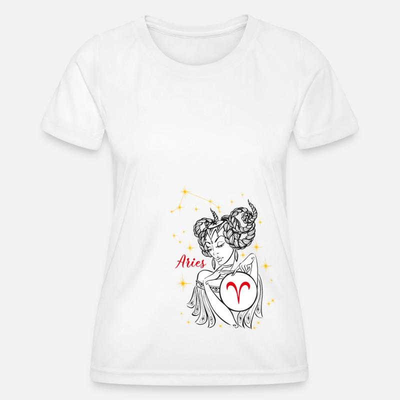 Aries - Women's Functional T-Shirt - white