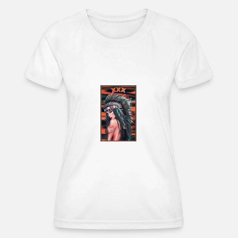 04 21 08 54 10 - Women's Functional T-Shirt - white