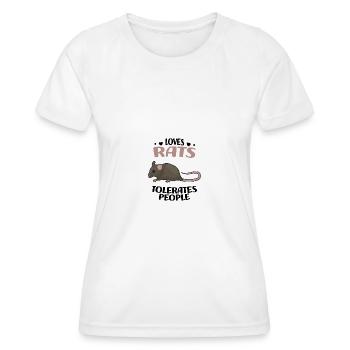 Rats - Women's Functional T-Shirt - white - Front - AI Model Female 172 dark (172cm)