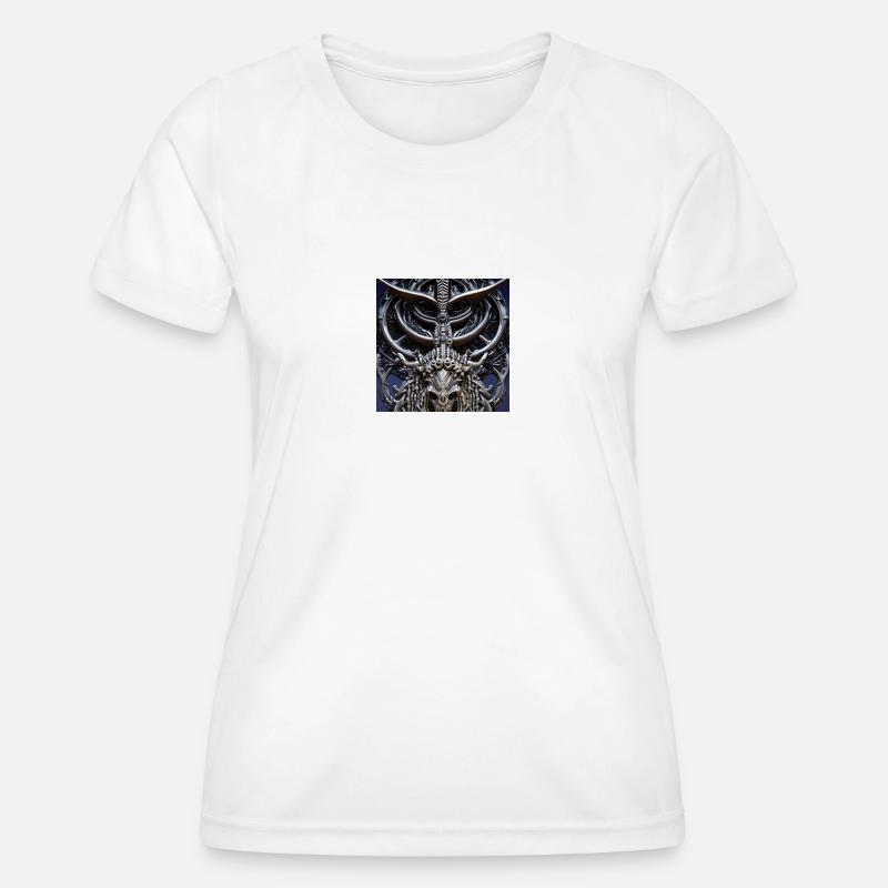 Minotaurus_Giger-style - Women's Functional T-Shirt - white