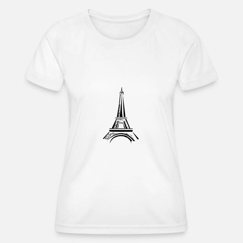 Eiffel Tower - Women's Functional T-Shirt - white