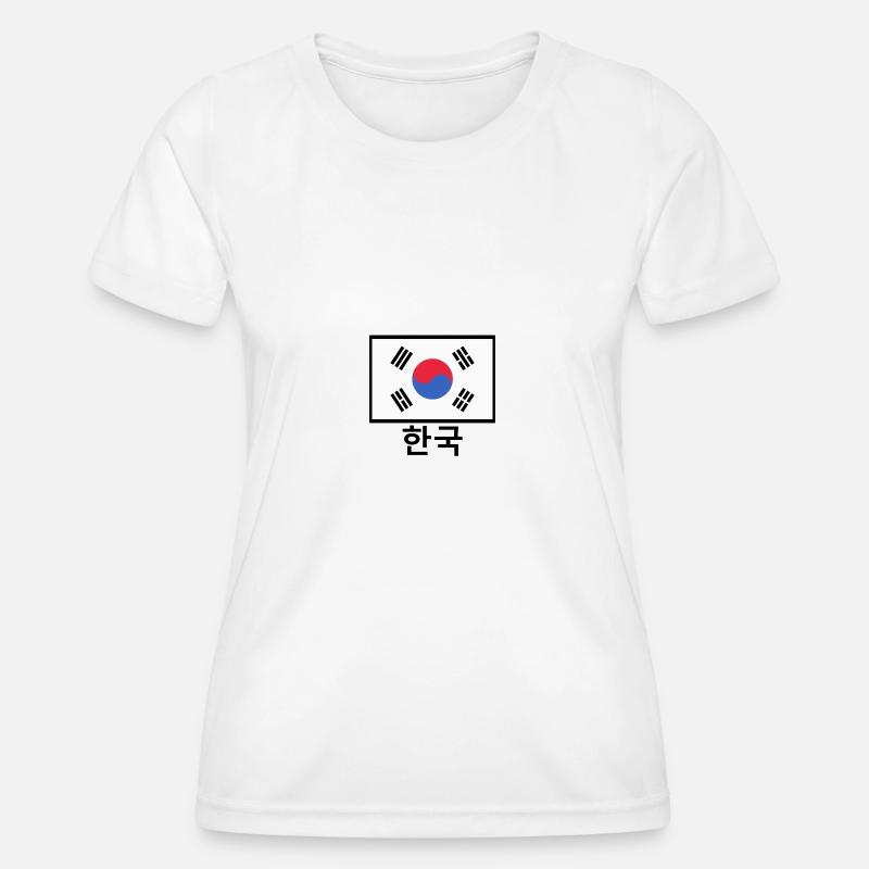 Korea - Women's Functional T-Shirt - white