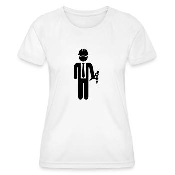Ingenieur - Frauen Funktions-T-Shirt - Weiß - Vorne - AI Model Female 172 dark (172cm)