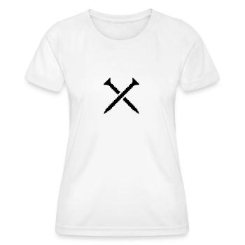 Vis - T-shirt sport Femme - blanc - Devant - AI Model Female 172 dark (172cm)