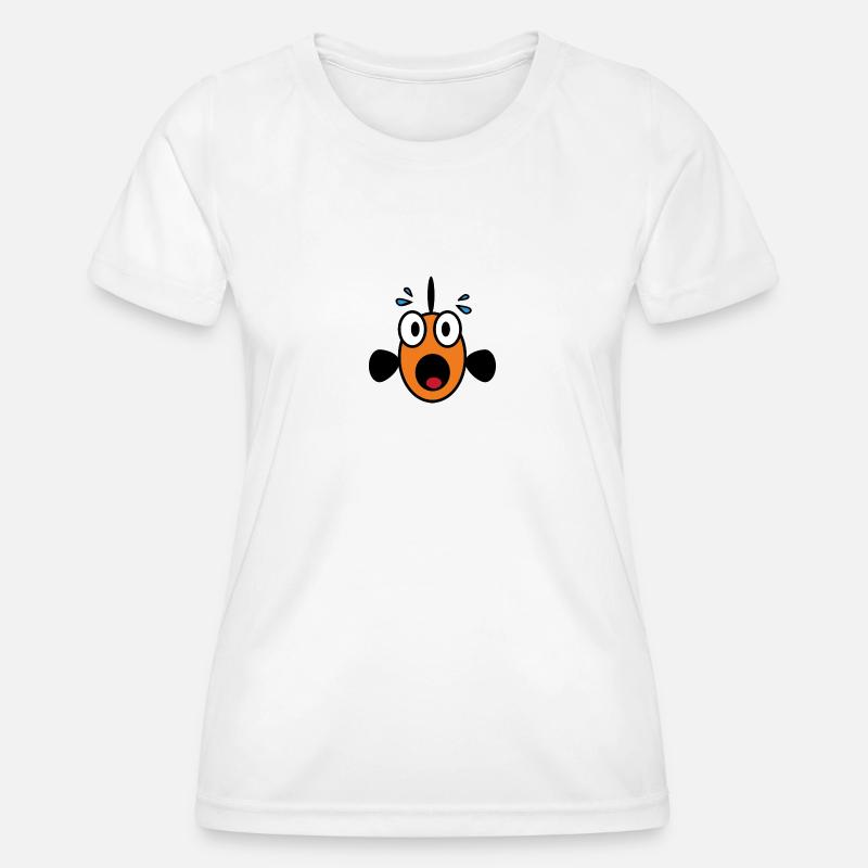 Panic Fish - Women's Functional T-Shirt - white