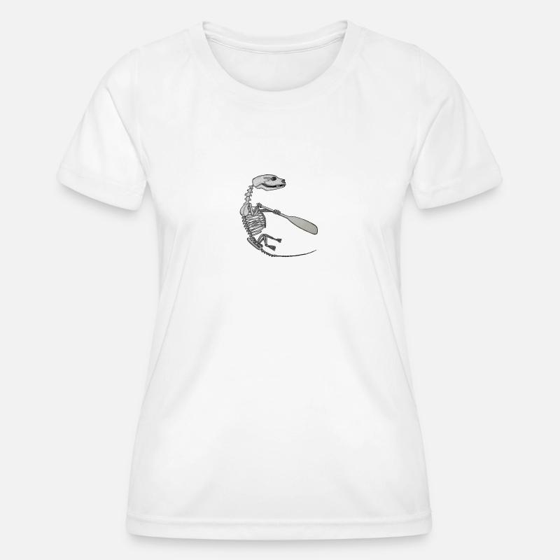 Skeleton Quentin - Women's Functional T-Shirt - white