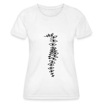 Hanging plant 2 - Frauen Funktions-T-Shirt - Weiß - Vorne - AI Model Female 172 dark (172cm)