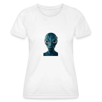 E.T. - Frauen Funktions-T-Shirt - Weiß - Vorne - AI Model Female 172 dark (172cm)