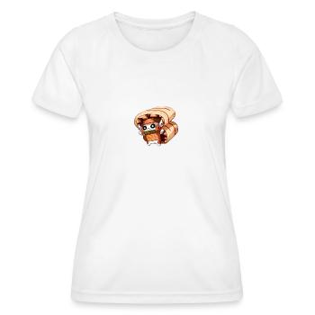 Comic Figur II - Frauen Funktions-T-Shirt - Weiß - Vorne - AI Model Female 172 dark (172cm)