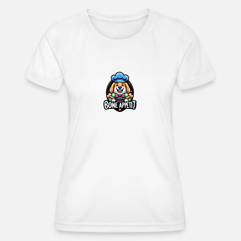 Bone Appetite - Women's Functional T-Shirt - white