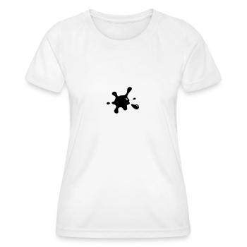 inkblot - Women's Functional T-Shirt - white - Front - AI Model Female 172 dark (172cm)