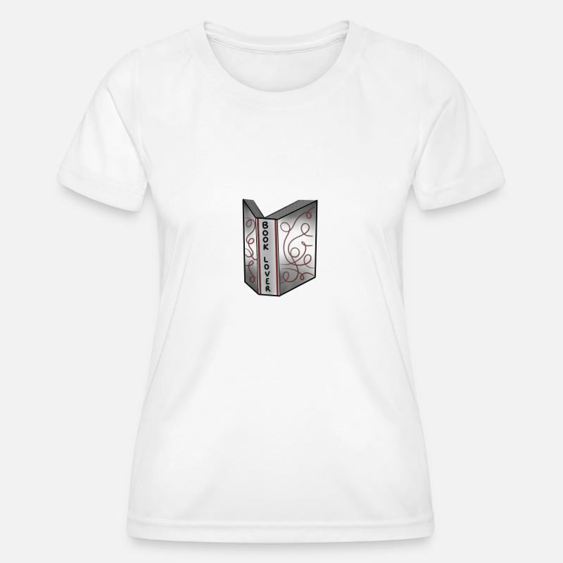 Bücherfreund - Frauen Funktions-T-Shirt - Weiß