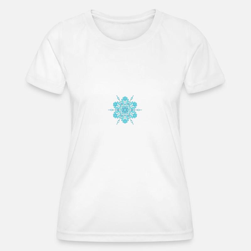 snowflake - Women's Functional T-Shirt - white