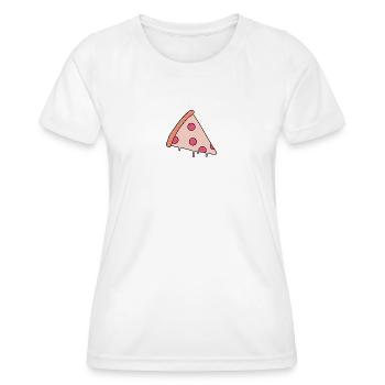 Pizza Slice - Women's Functional T-Shirt - white - Front - AI Model Female 172 dark (172cm)