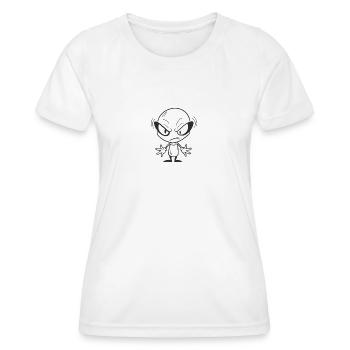 Alien - T-shirt sport Femme - blanc - Devant - AI Model Female 172 dark (172cm)