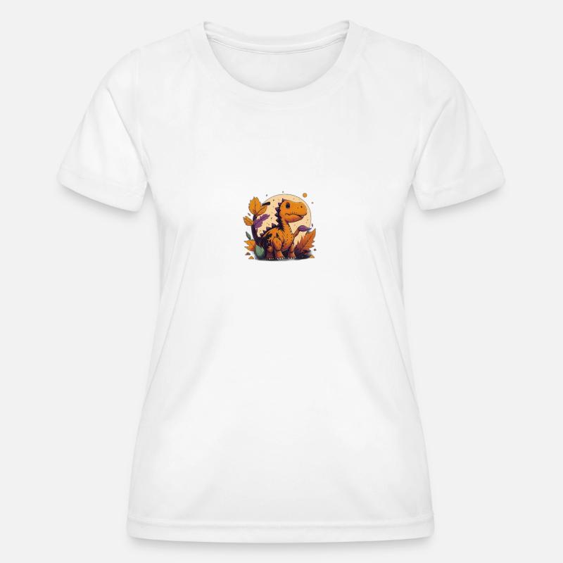 Little dinosaur - Women's Functional T-Shirt - white