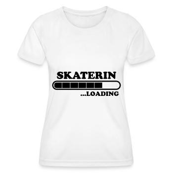 Skaterin Spruch Skating Lustiges Skaterin Geschenk - Frauen Funktions-T-Shirt - Weiß - Vorne - AI Model Female 172 dark (172cm)