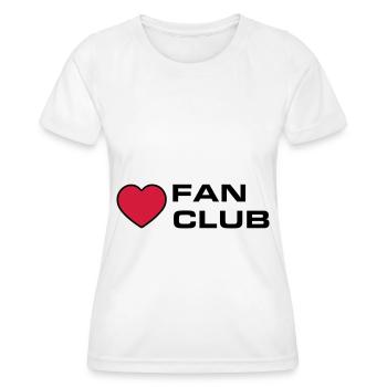 Fan Club - T-shirt sport Femme - blanc - Devant - AI Model Female 172 dark (172cm)