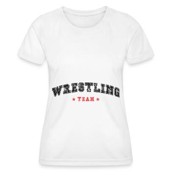 Wrestling Team - Frauen Funktions-T-Shirt - Weiß - Vorne - AI Model Female 172 dark (172cm)