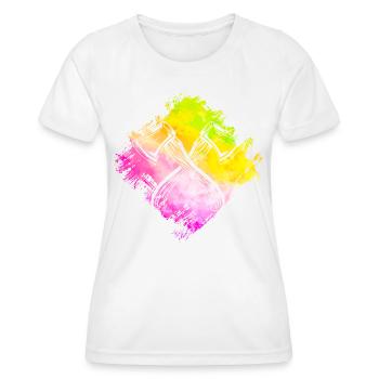 Axe throwing - Women's Functional T-Shirt - white - Front - AI Model Female 172 dark (172cm)