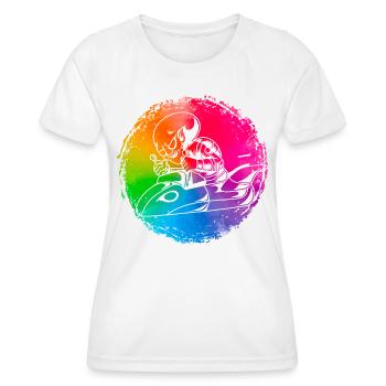 Alien - Frauen Funktions-T-Shirt - Weiß - Vorne - AI Model Female 172 dark (172cm)