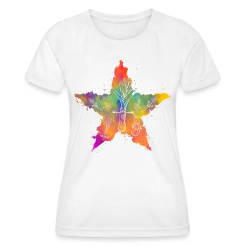Vegan - Frauen Funktions-T-Shirt - Weiß - Vorne - AI Model Female 172 dark (172cm)