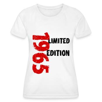 1965 Limited Edition 58th Birthday Gift Fun - Women's Functional T-Shirt - white - Front - AI Model Female 172 dark (172cm)