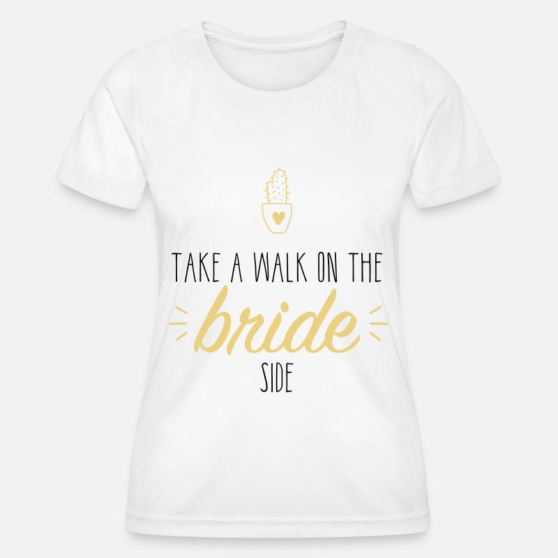 JGA Bride with Style - Women's Functional T-Shirt - white