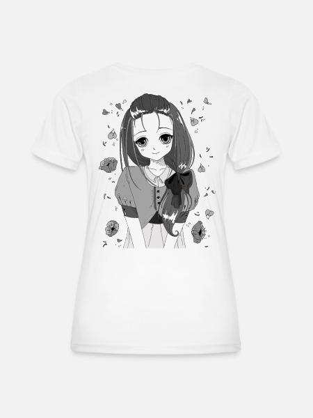 manga - Frauen Funktions-T-Shirt - Weiß