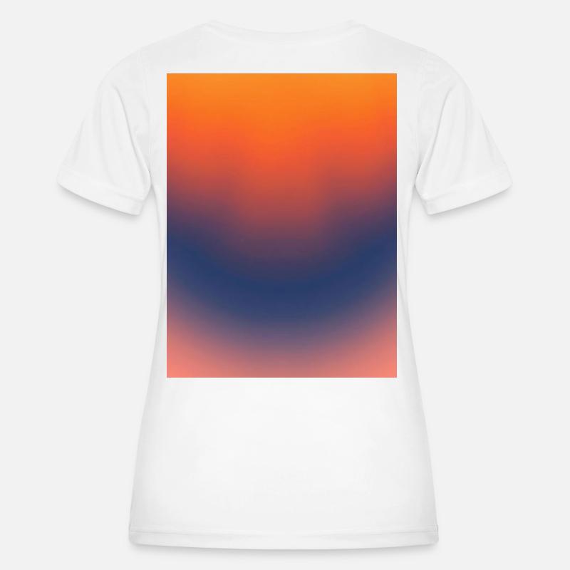 Midnight Ember Gradient - Women's Functional T-Shirt - white