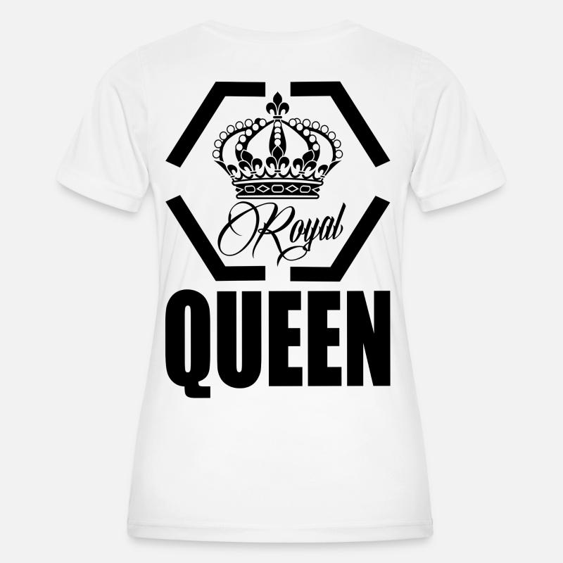 QUEEN ROYAL DESIGN (2a) - Women's Functional T-Shirt - white