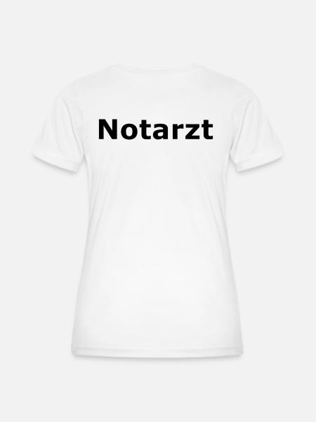 Notarzt - Frauen Funktions-T-Shirt - Weiß