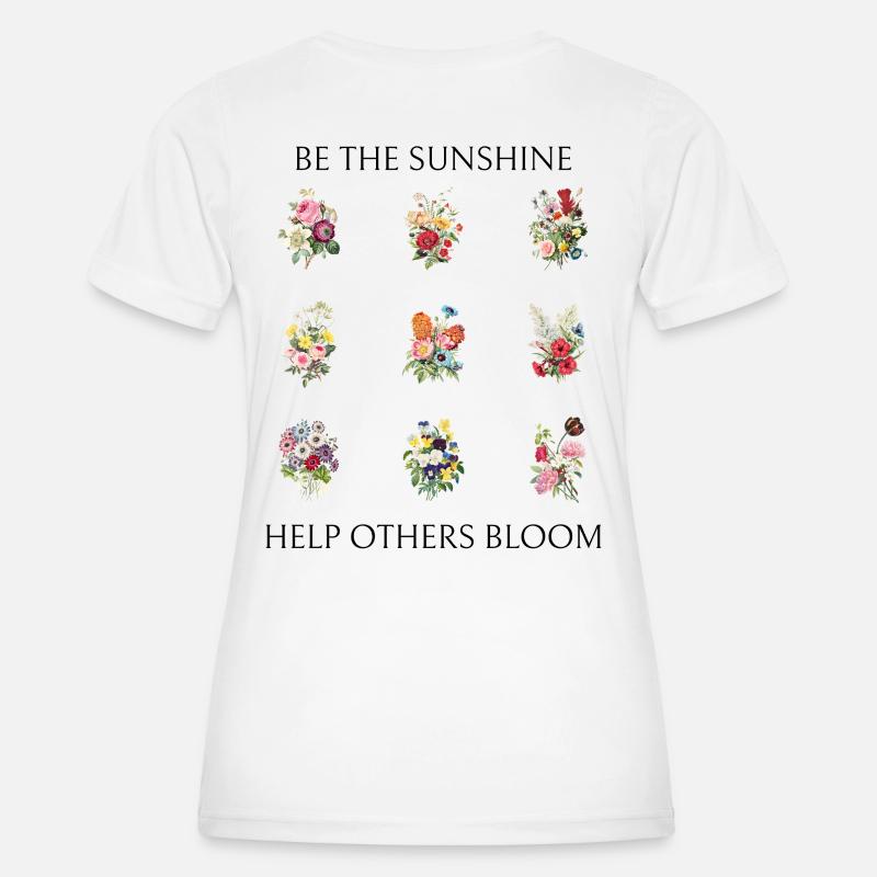 Be the sun and help others - Women's Functional T-Shirt - white