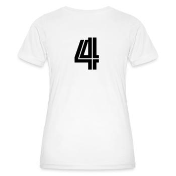 4 - Women's Functional T-Shirt - white - Back - AI Model Female 172 dark (172cm)