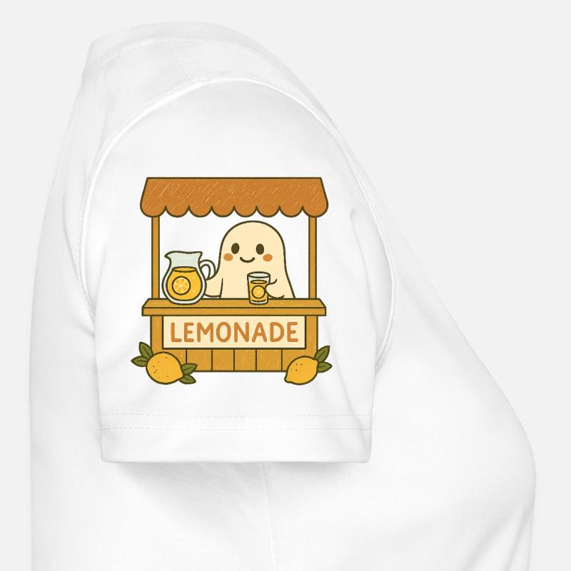 Ghost Lemonade – Sweet & Spooky - Women's Functional T-Shirt - white