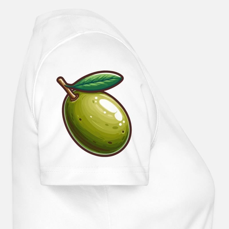 Illustration von Olive Verte Nature Frauen Funktions-T-Shirt