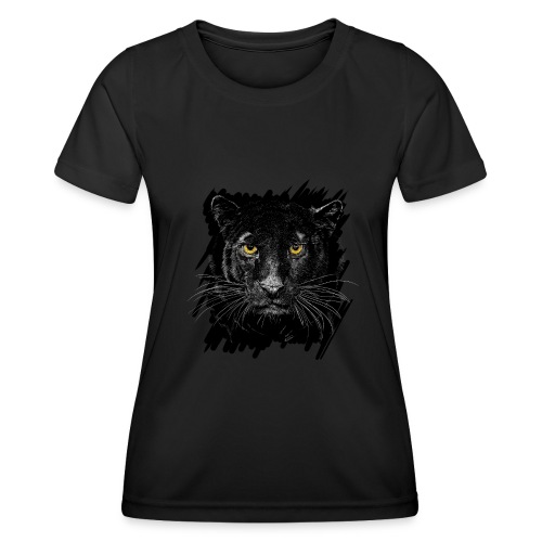 Schwarzer Panther - Frauen Funktions-T-Shirt