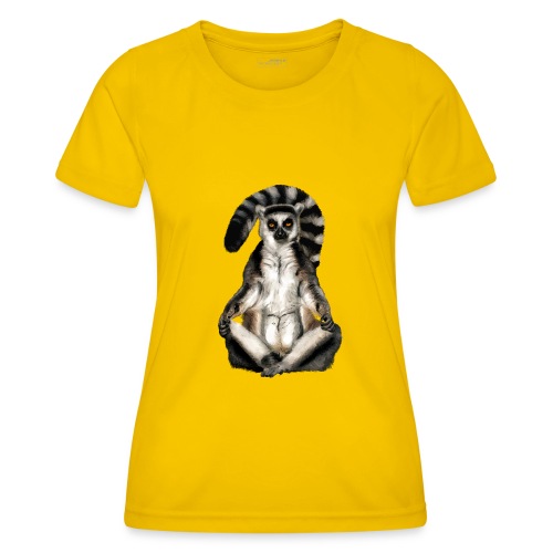 Lemur Katta - Frauen Funktions-T-Shirt