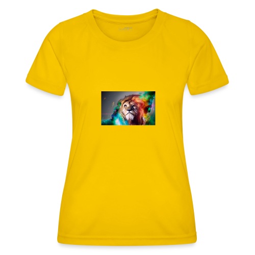 hjälte lion - Funktions-T-shirt dam