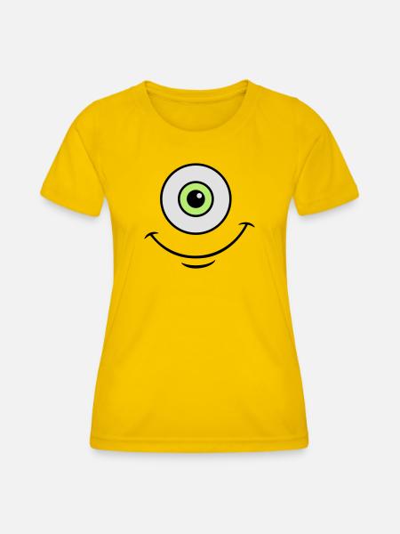 Mike - Frauen Funktions-T-Shirt - Eigelb