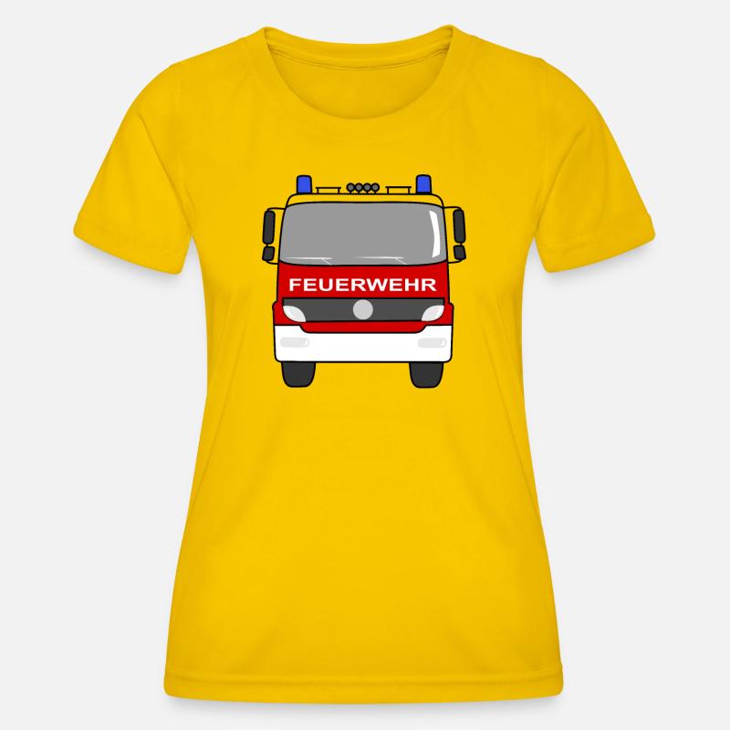 Fire Engine - Women's Functional T-Shirt - egg yellow