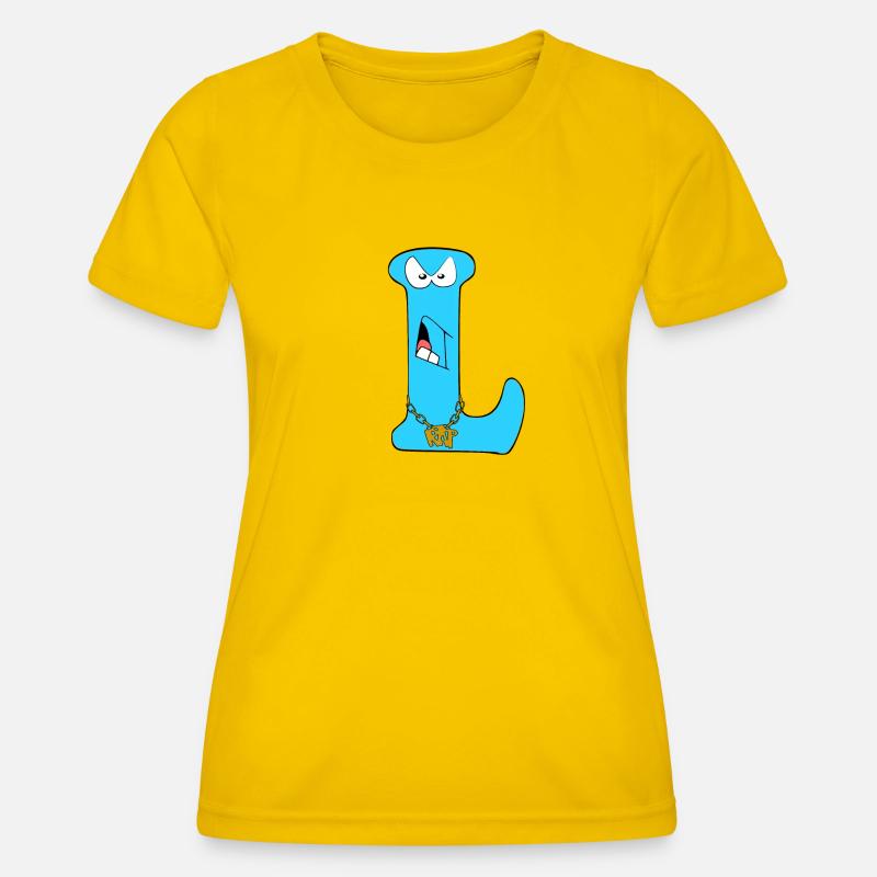 L - Women's Functional T-Shirt - egg yellow