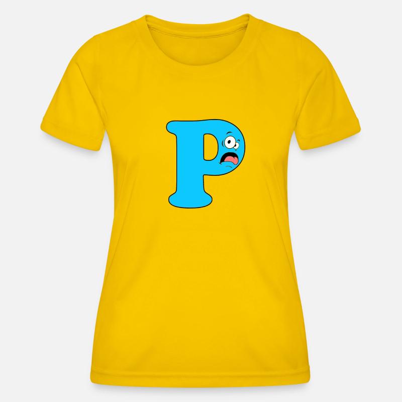 P - Women's Functional T-Shirt - egg yellow